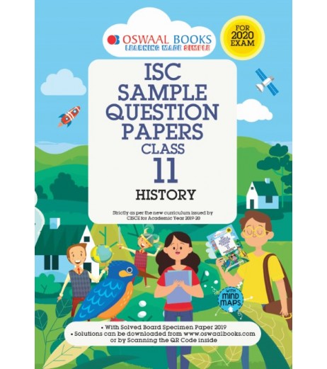 Oswaal ISC Sample Question Paper Class 11 History Book | Latest Edition Oswaal ISC Class 11 - SchoolChamp.net
